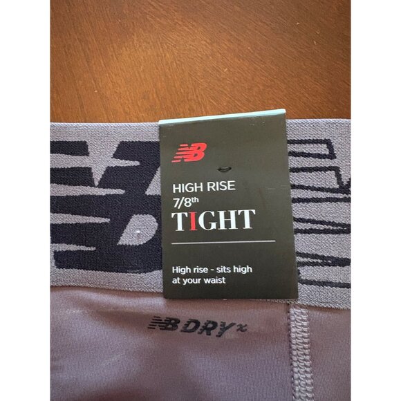 New Balance NWT Relentless Crossover High Rise 7/8 Tight Leggings Large Purple - Picture 9 of 12